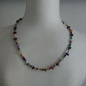 Multi Colored beaded necklace